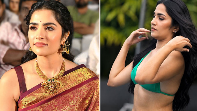 Rukmini Vasanth Glamour Photos Viral Swimming Pool Pictures Spark Debate