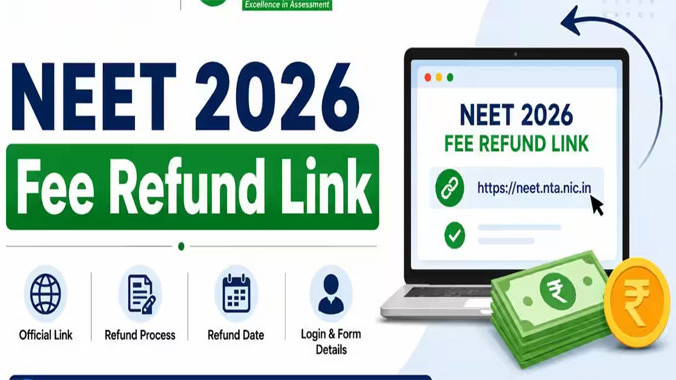 NEET 2026 Fee Refund Starts Enter Bank Details Here