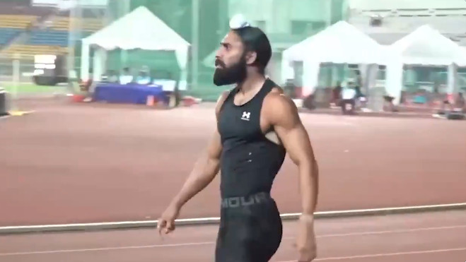 Gurinderveer Singh New National Record in 100m Sprint