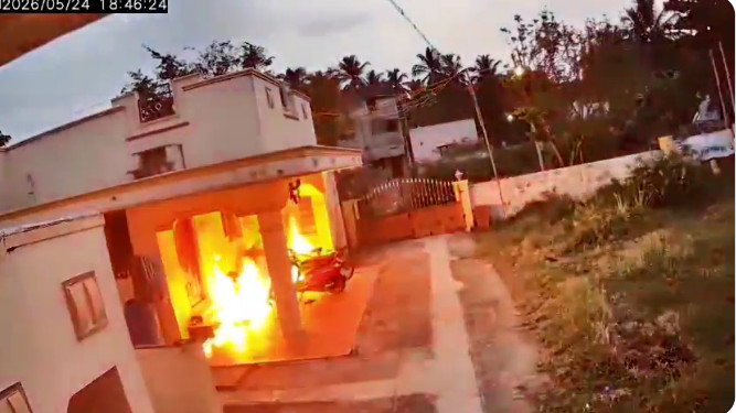 Love rejection leads to petrol bomb attack in Coimbatore Karthi arrested