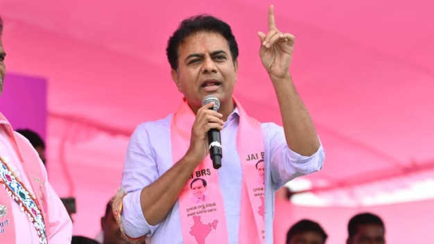 KTR Addresses BRS Meeting in Kukatpally