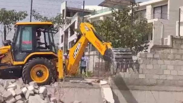 Kokapet Lake Hydra Action Against Goldfish Villas