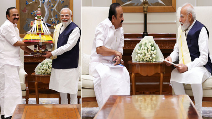 VD Satheesan Meets Prime Minister Modi First Time