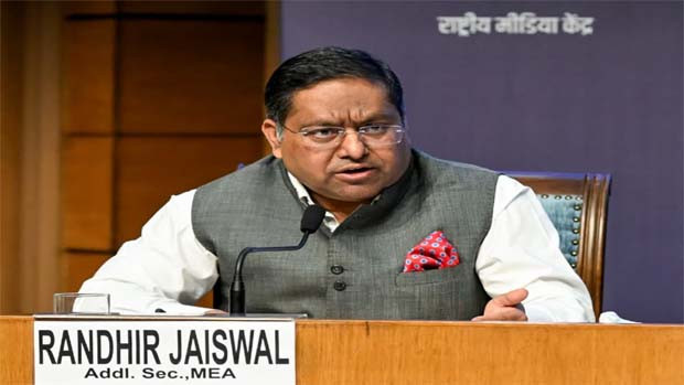 Randhir Jaiswal slams Pakistan China Kashmir comments