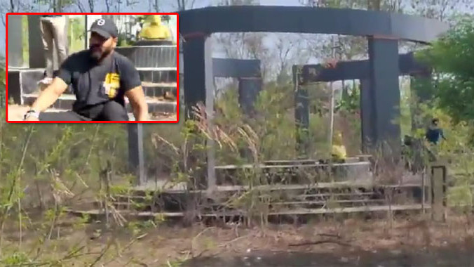 Dasari Narayana Rao Tomb Cleaned After Viral Video by Manchu Manoj Geetha Arts