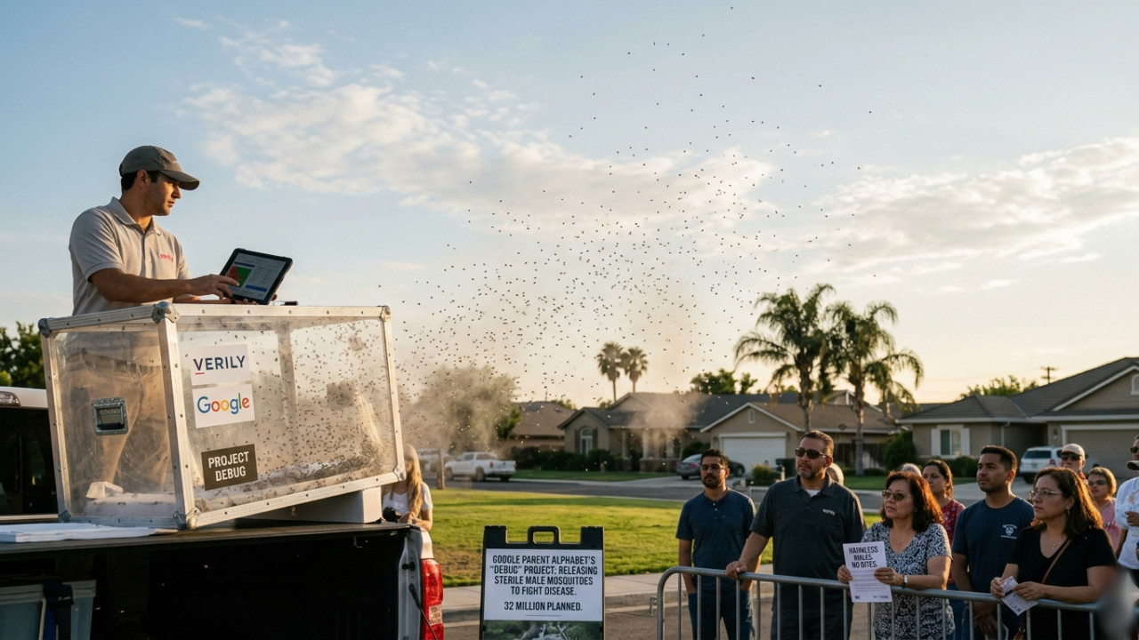 Google Seeks Approval to Release 30 Million Mosquitoes