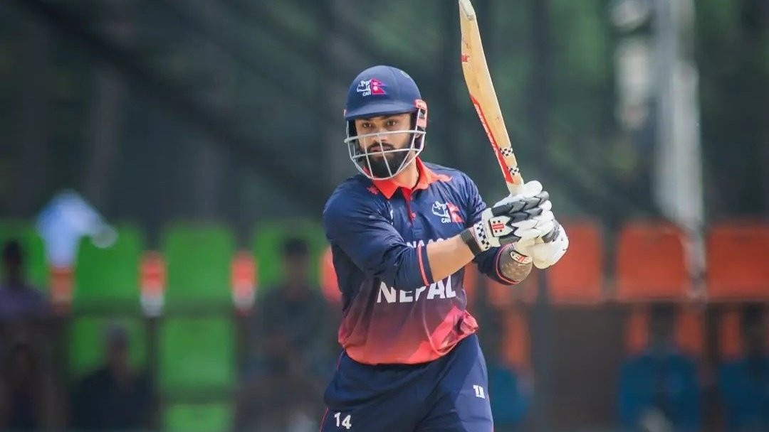 Kushal Bhurtel Hits Six Sixes in T20 Over Nepal Record