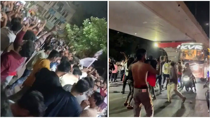 RCB Fans Celebrate on Bengaluru Streets After IPL Victory