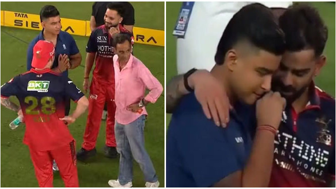 Virat Kohli Greets Vaibhav Suryavanshi After RCB Win