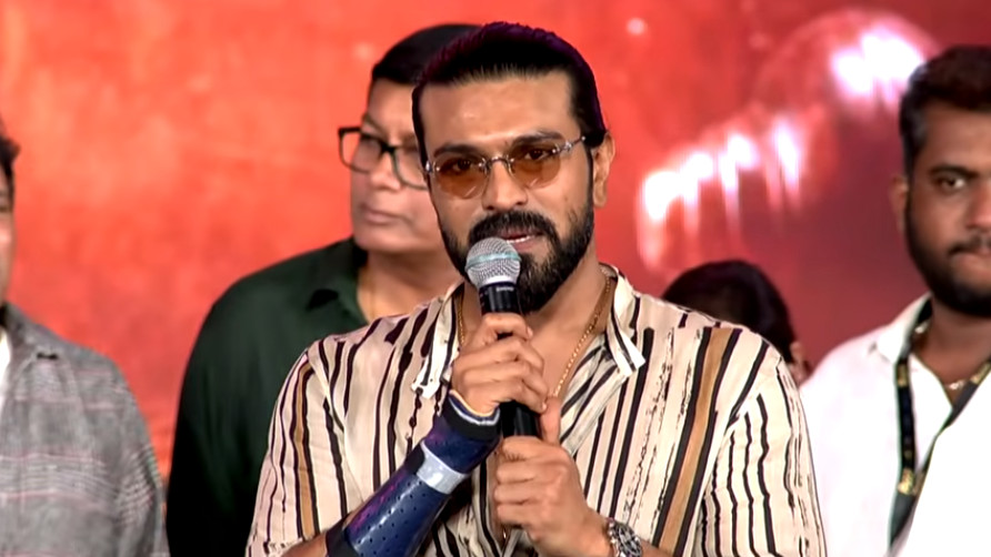 Ram Charan Speech at Peddi Pre Release Event in Vijayawada