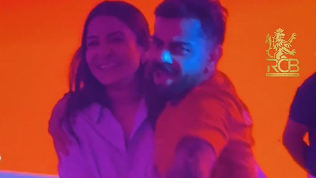 Virat Kohli Anushka Sharma Viral Victory Dance After RCB Win