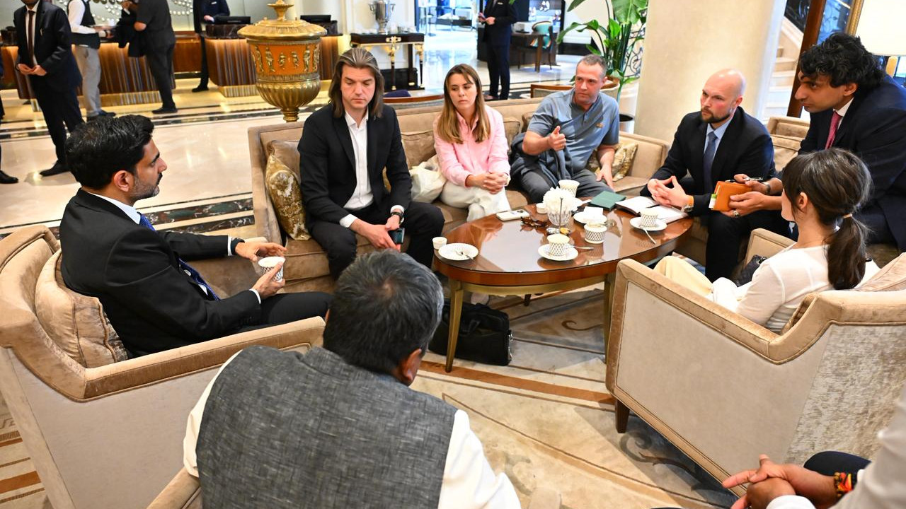 Nara Lokesh met Element Group in Russia