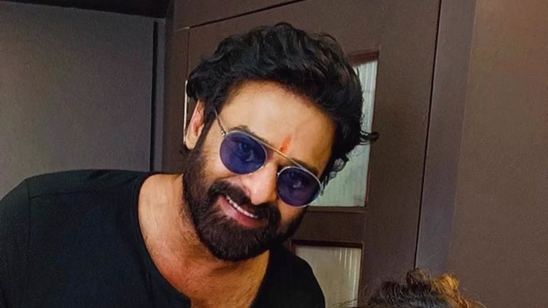 Prabhas photo shared online by hairstylist