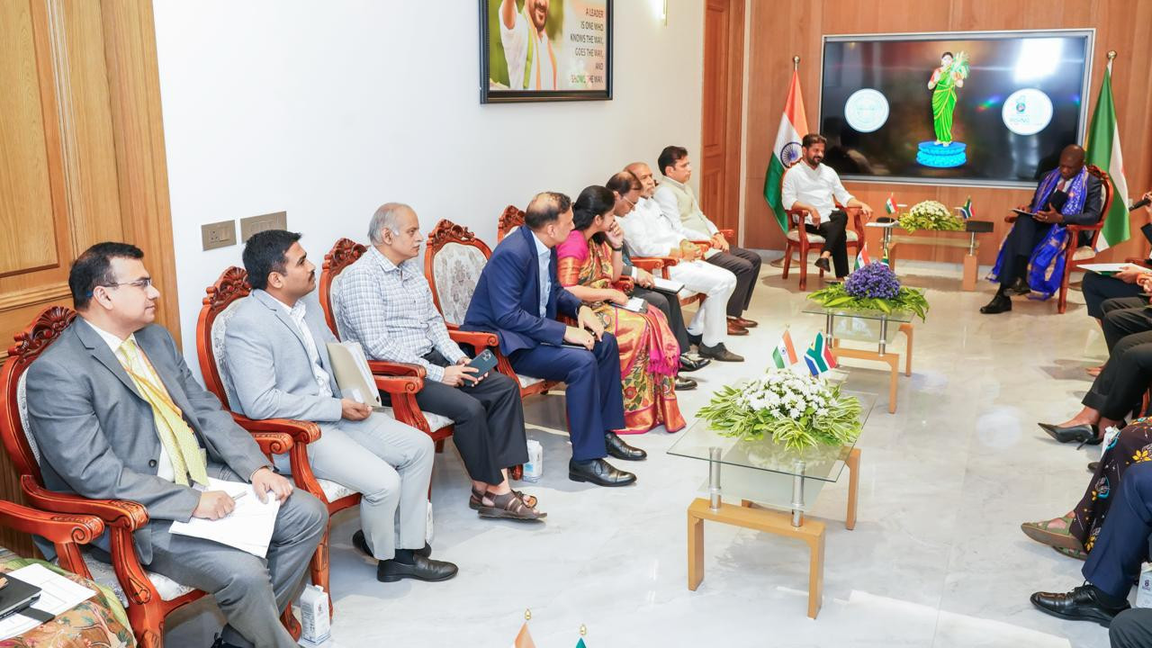 Deputy President of South Africa met CM Revanth Reddy