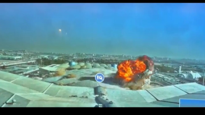 Video Shows Moment Drone Hit Kuwait Airport