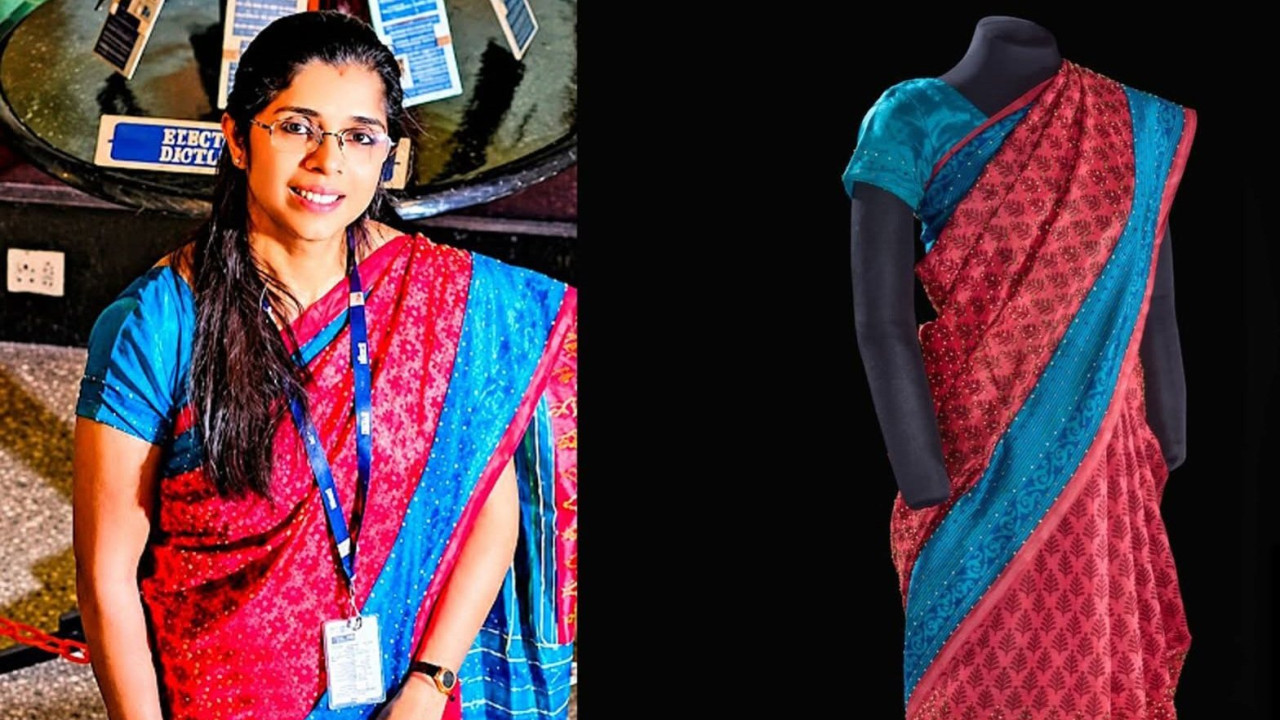 ISRO scientist saree in US museum why is it so special