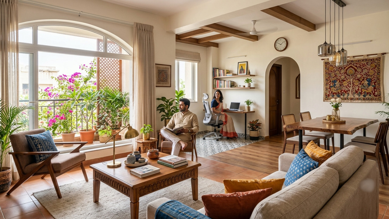 Hybrid Home Trends Foreign Looks with Indian Needs