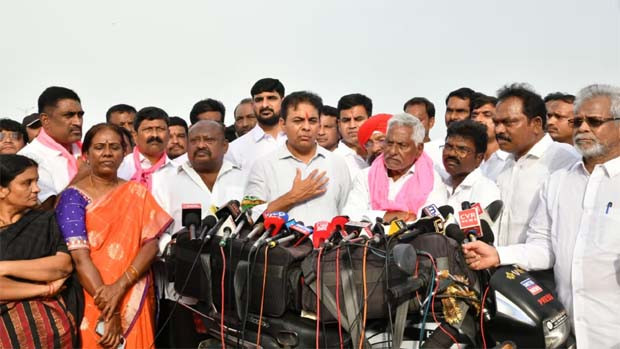  Title      KTR sensational allegations on Congress BJP collusion over Kaleshwaram