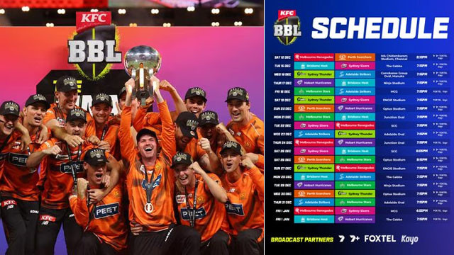 BBL 16 schedule is here first match in India this time