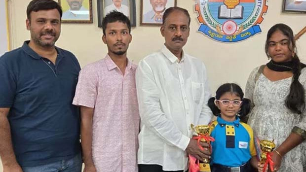 Vijayawada girl shines in international chess two medals in a single tournament