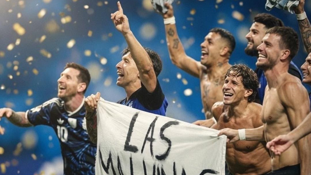 Argentina risks FIFA sanction for celebrating SF win with Falklands banner
