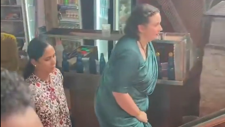 Anna Lezhneva Pawan Kalyan wife climbs Tirumala hill on foot video goes viral