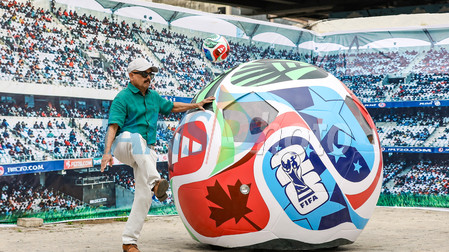 FIFA Fever Special Football Car Unveiled in Hyderabad