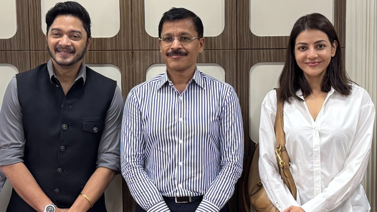 Kajal Aggarwal meets straightforward officer Tukaram Mundhe