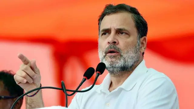 Lathi charge on students Rahul Gandhi responds