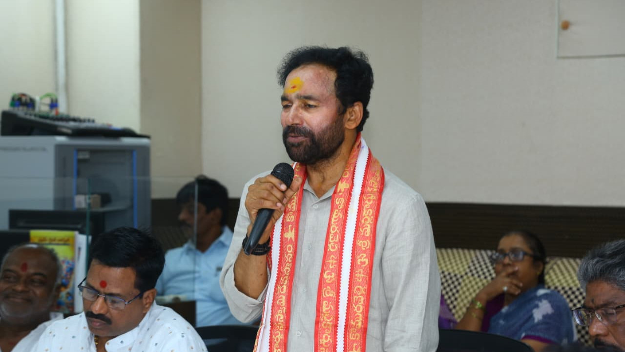 Kishan Reddy slams Congress over political dramas and Parliament disruptions