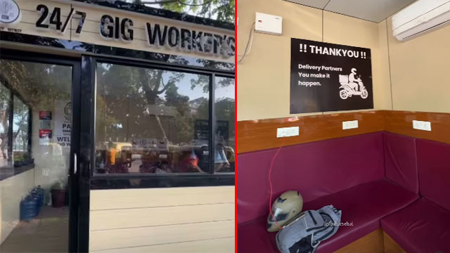 AC lounges for delivery boys viral video asks why Bihar good deeds dont go out