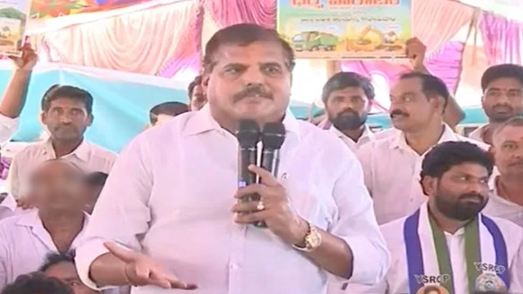 Botsa Satyanarayana says alliance leaders talking about Sanatana Dharma should see illegal mining