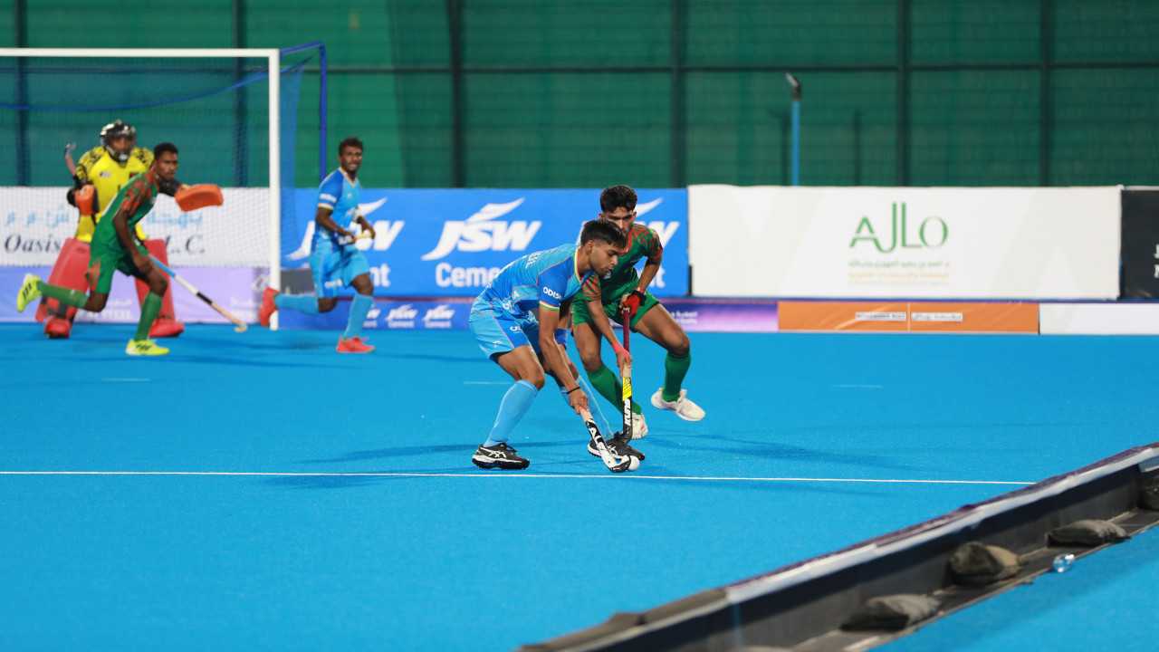 Dominant wins for Indian men's and women's teams on opening day of Youth Hockey5s Asian C'ship