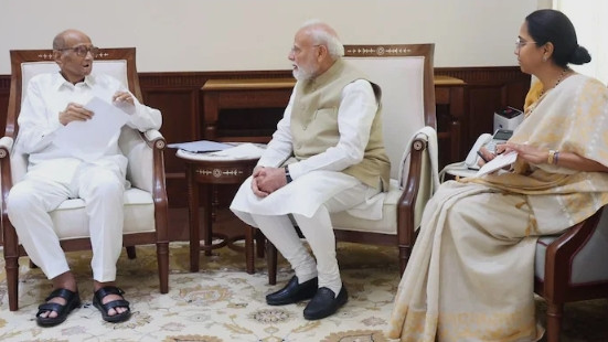 Sharad Pawar meets Narendra Modi as Parliament protests spark political speculation