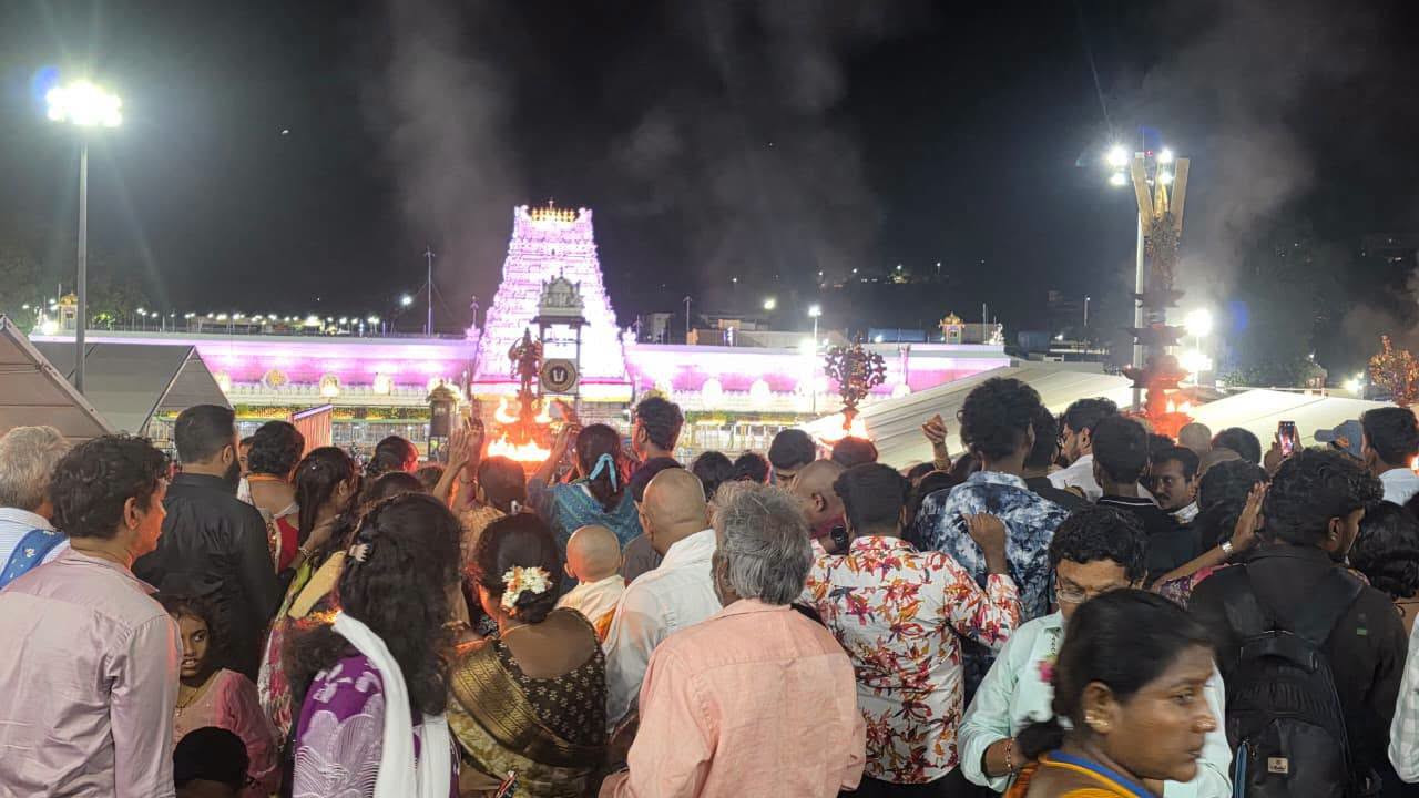 Tirumala Crowded with Devotees 24 Hours for Srivari Sarva Darshanam
