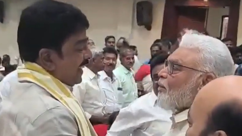 Bonda Uma and YSRCP leader Ambati on same stage Chandrababu takes key decision