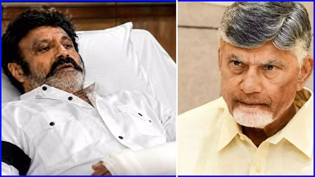 CM Chandrababu Naidu visits Balakrishna and inquires with doctors about health condition