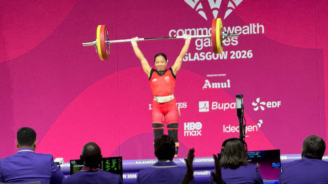 CWG 2026: Mirabai scripts golden hat-trick with Games-record lift