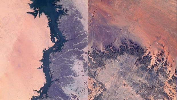 Nile River from space Stunning photos go viral on internet