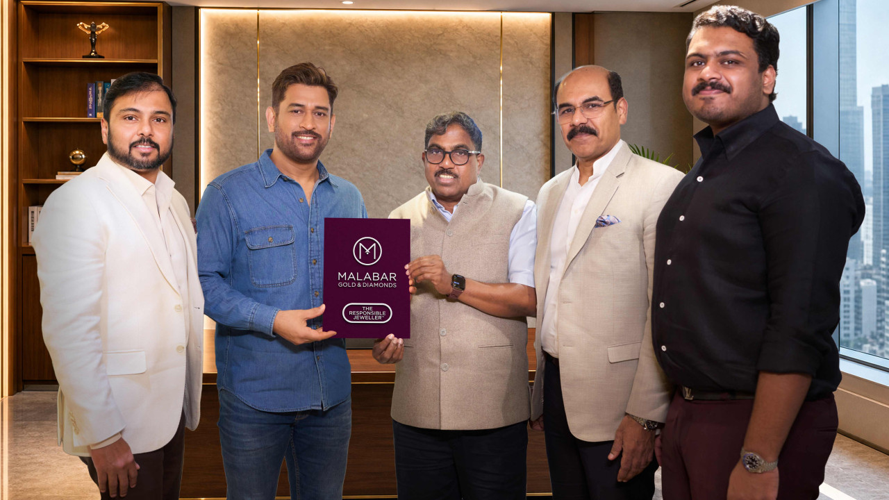 MS Dhoni appointed as Malabar Gold and Diamonds brand ambassador