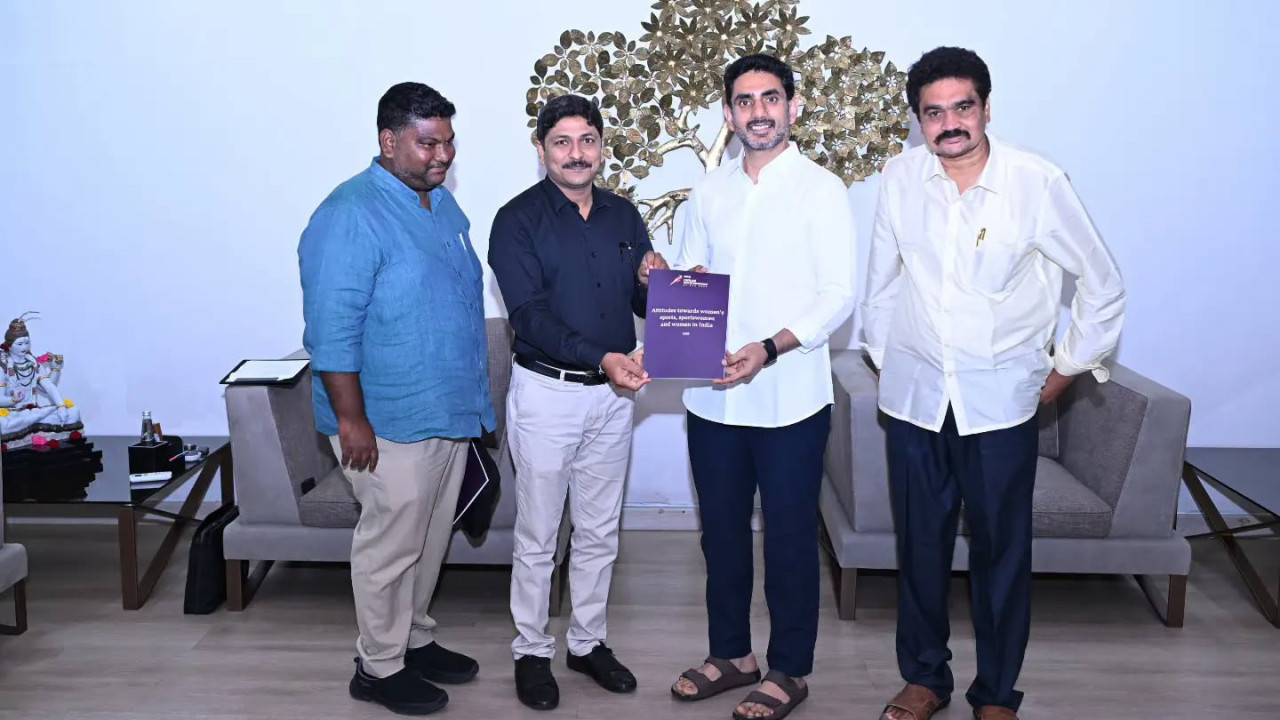 BBC team meets AP Minister Nara Lokesh