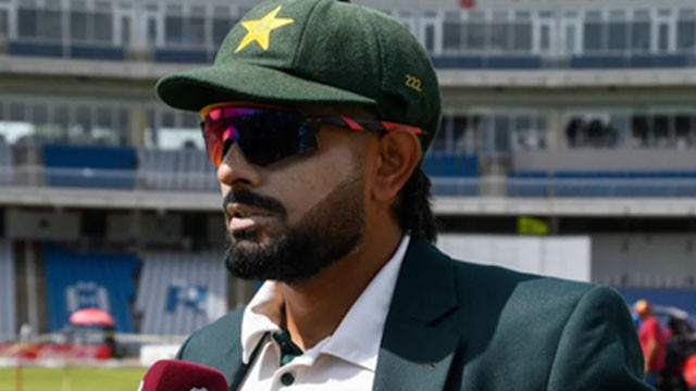 Babar Azam reacts as West Indies crush Pakistan in first Test match