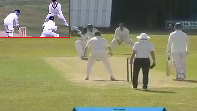 Brian Devine strange cheating in England club cricket taking wickets by making finger clicking sounds
