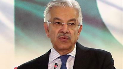 PoK protesters are also enemies like India says Pakistan Defense Minister Khawaja Asif