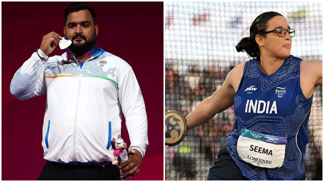 CWG 2026: PM Modi congratulates Lovepreet, Seema on medal-winning performance