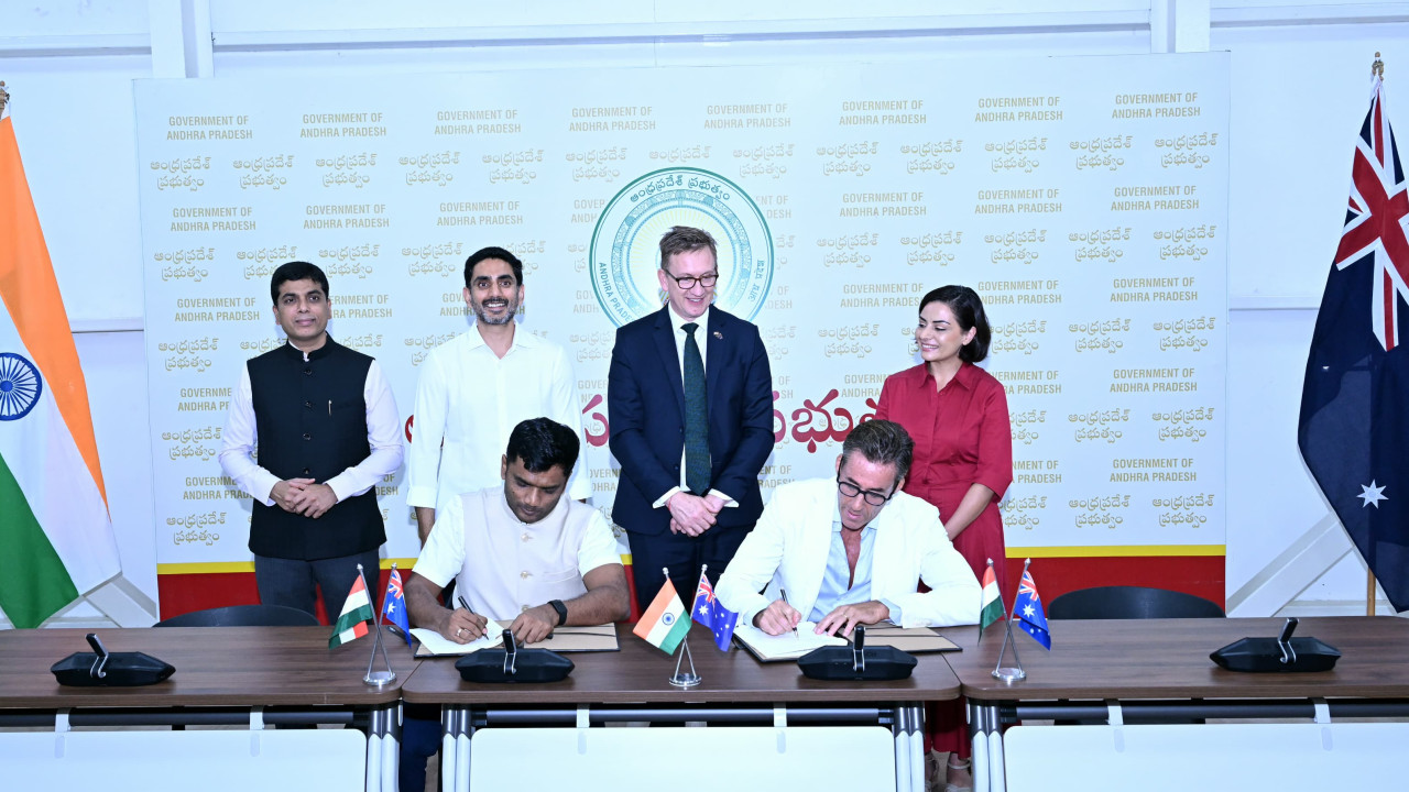 Andhra Pradesh and Australia sign four strategic MoUs for development