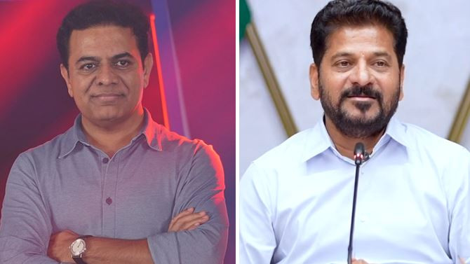 KTR asks CM Revanth Reddy if he can fill election affidavit without help