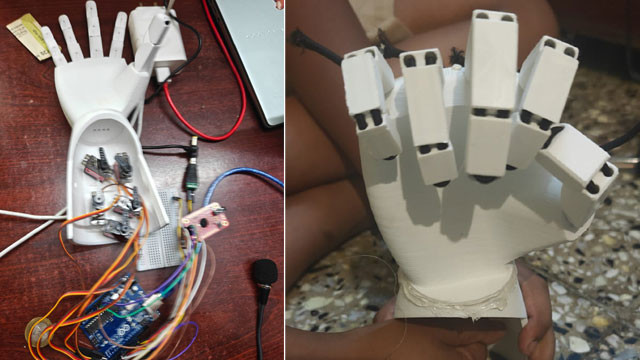 Hyderabad father and son build AI powered voice controlled robotic arm for school project