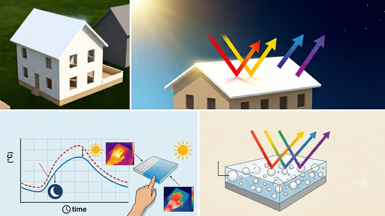 Purdue University develops worlds whitest paint for cooling without AC