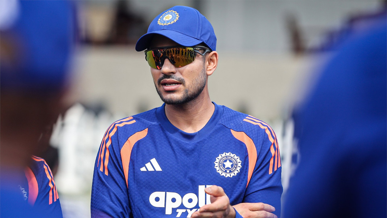 Finger injury keeps Gill out of Day 1 in warm-up match against SLC XI